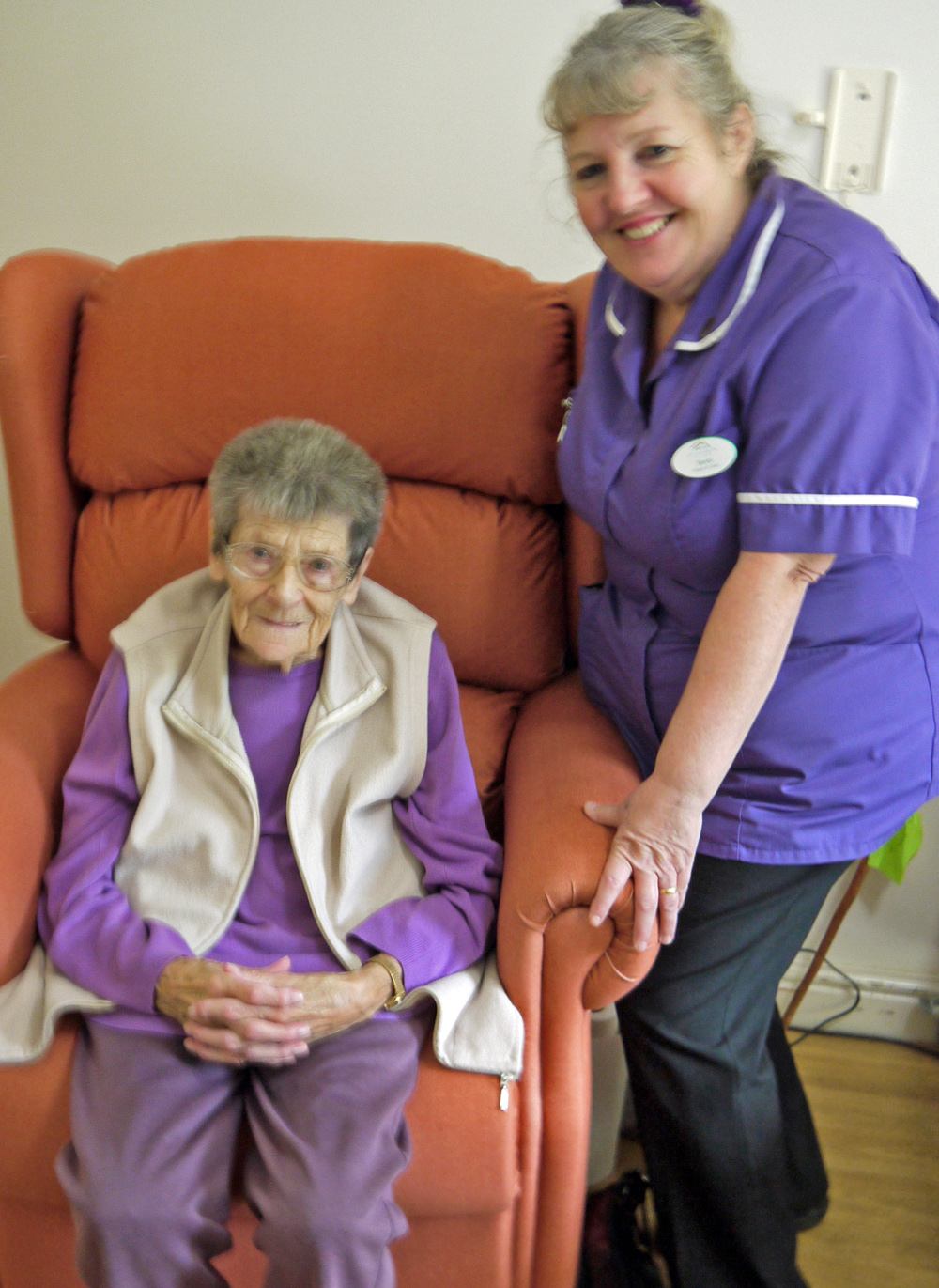 FRIENDS BUY RECLINERS FOR REHAB PATIENTS