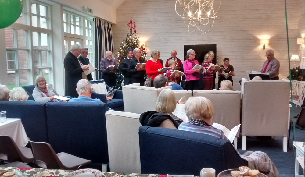 RETIREES CELEBRATE CHRISTMAS EARLY TOGETHER IN BEMBRIDGE