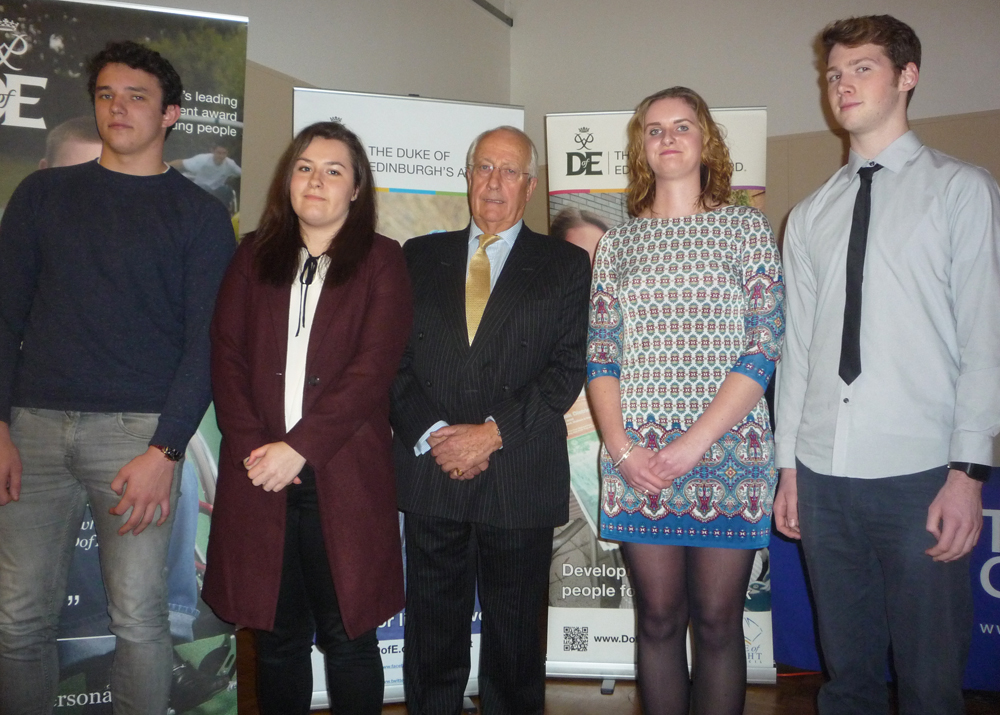 LORD LIEUTENANT ENDORSES DUKE OF EDINBURGH AWARDS