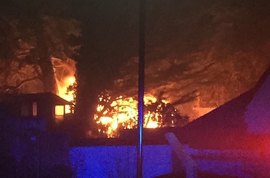 CREWS TACKLE FIRE IN NEWPORT