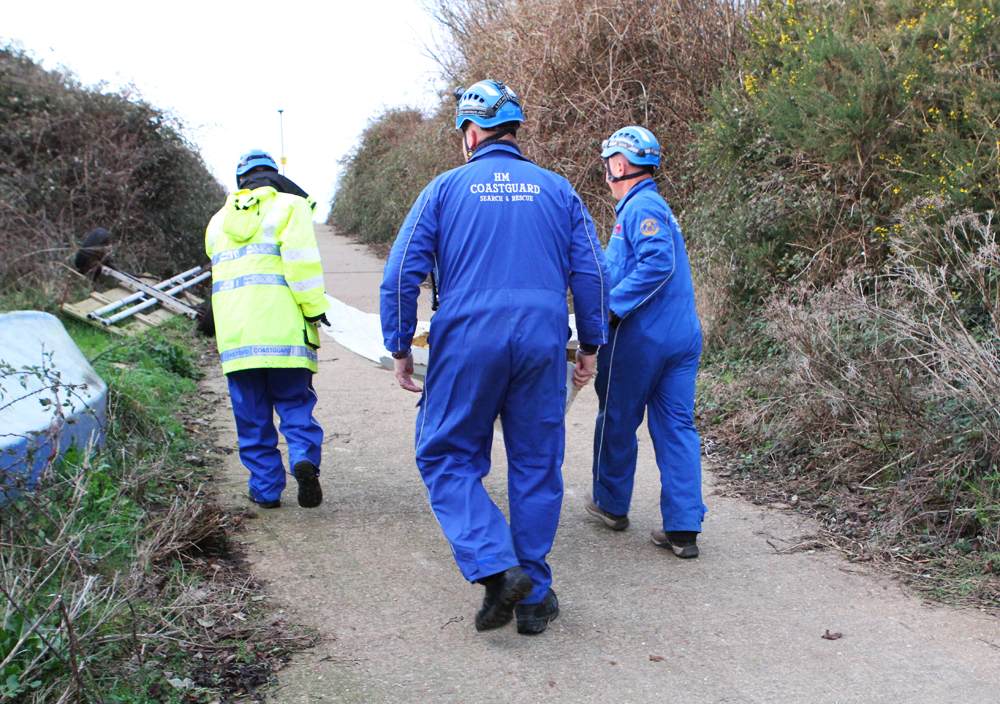 FLOATING DEBRIS SPARKS COASTGUARD CALL OUT
