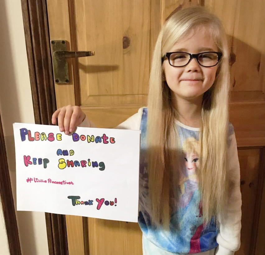 GRACIE-MAE TO RAISE FUNDS FOR THE LITTLE PRINCESS TRUST