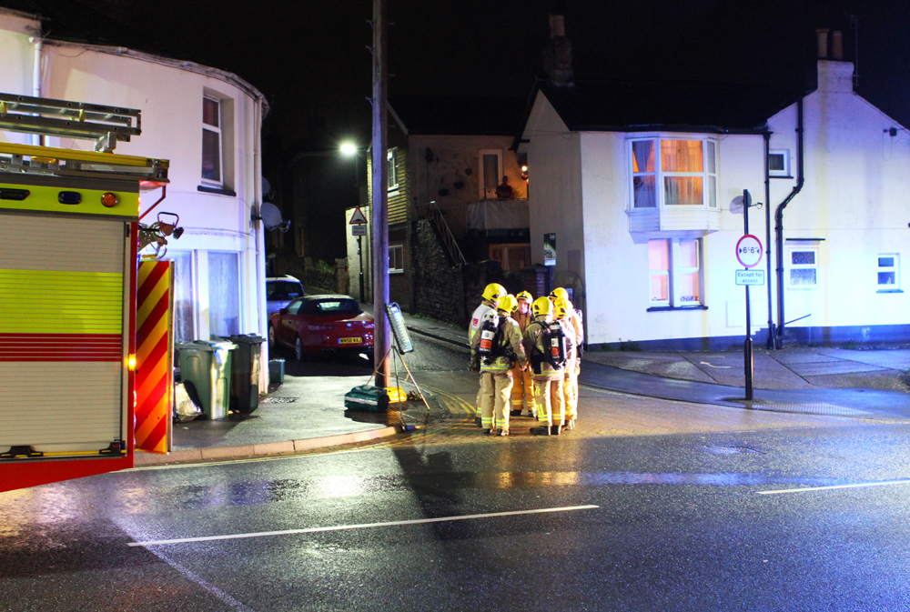 FIRE CREWS RUSH TO ST JOHN’S