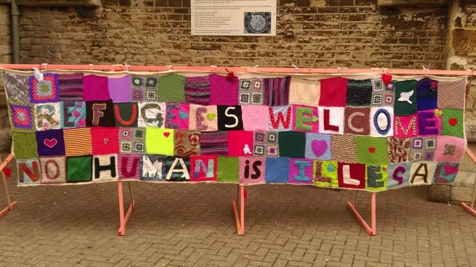 STANDING UP FOR REFUGEES GATHERING IN NEWPORT