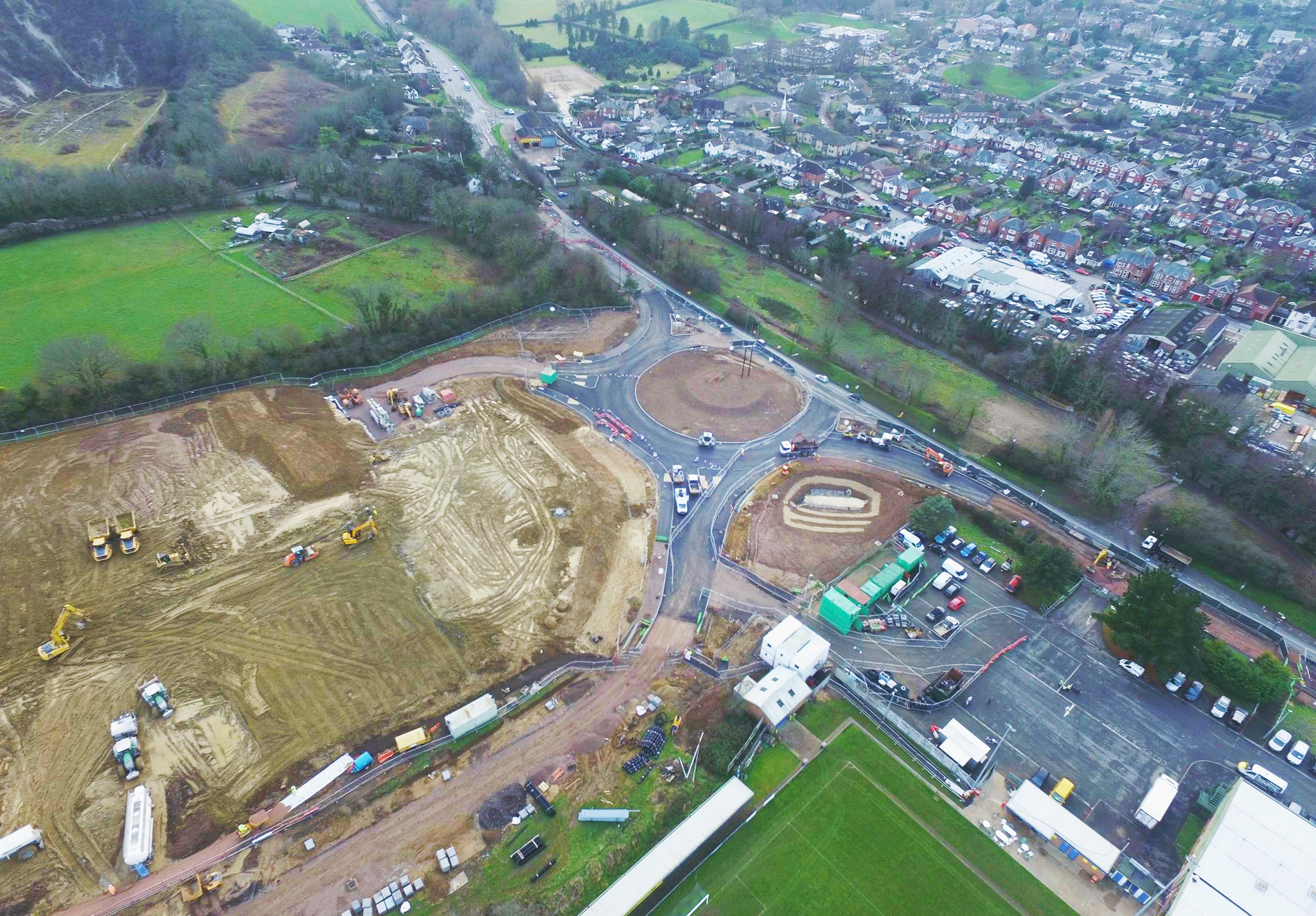ROAD IMPROVEMENTS FOR NEW ASDA STORE PROGRESSING WELL