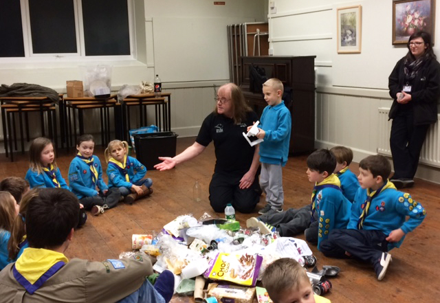 NEWCHURCH BEAVERS WORKING ON WASTEFULNESS