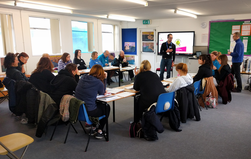 TEACHERS GO BACK TO SCHOOL TO TRAIN IN BALANCABILITY