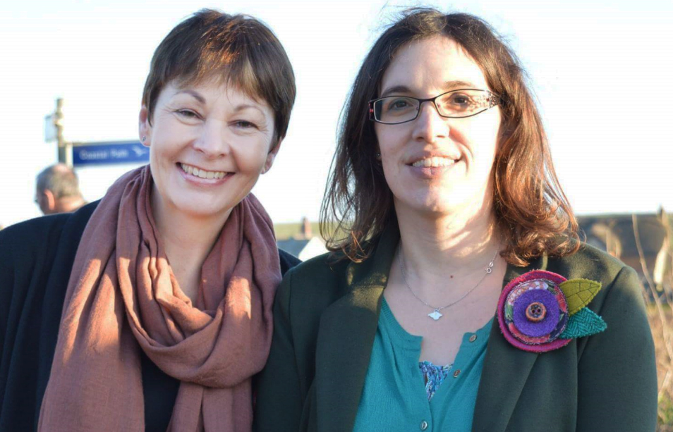 CAROLINE LUCAS ENJOYS SUCCESSFUL WEEKEND ON THE ISLE OF WIGHT