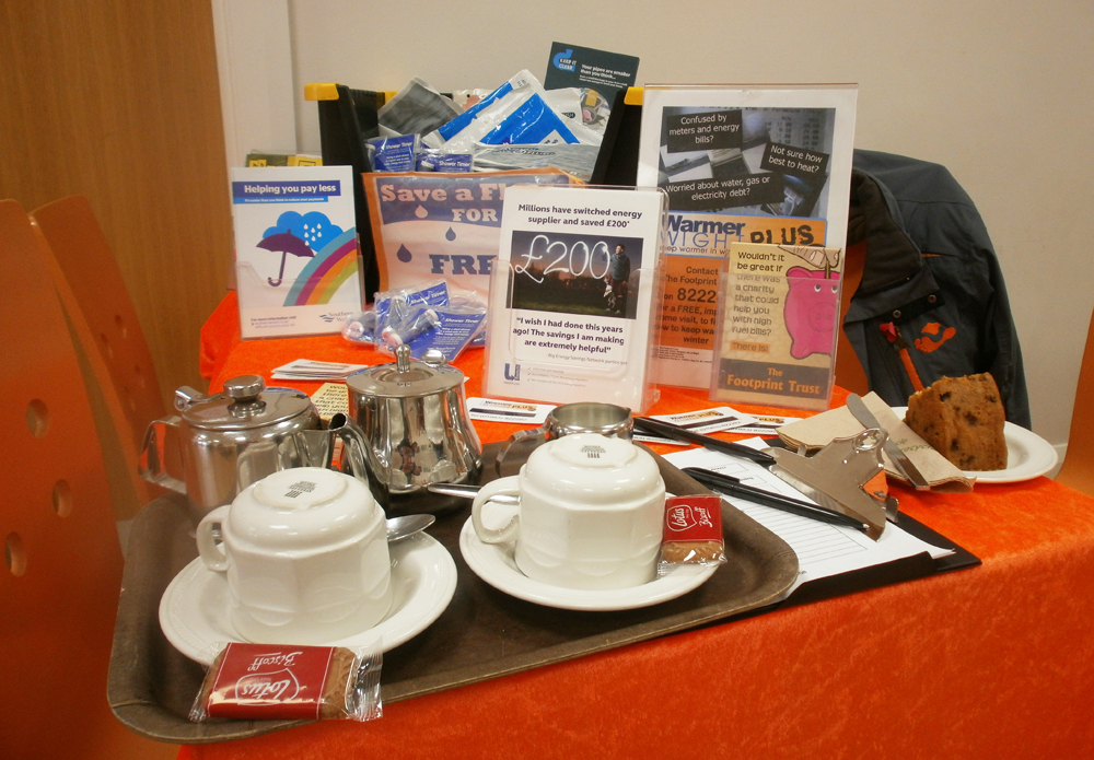 HOT TEA AND WARM HOMES AT SWITCHING EVENT
