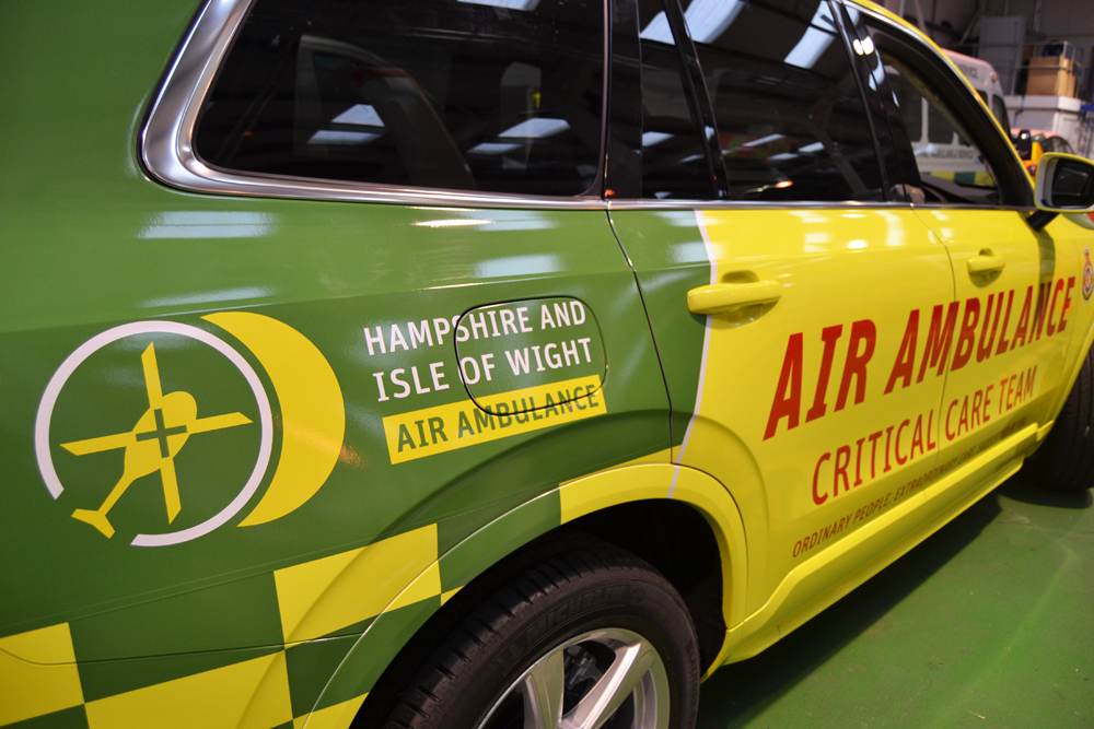 HAMPSHIRE AND ISLE OF WIGHT AIR AMBULANCE UNVEILS NEW BRAND IDENTITY