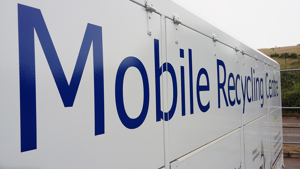 RECYCLING IS ON THE MOVE WITH NEW MOBILE CENTRE