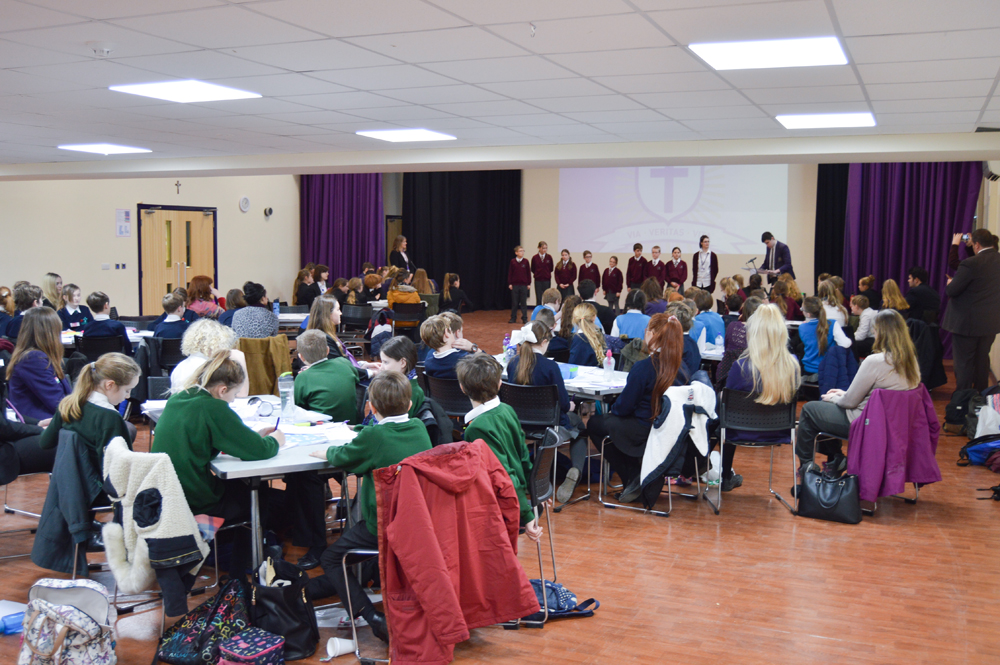 PRIMARY SCHOOL PUPILS JOIN CHRIST THE KING FOR MODEL UN CONFERENCE