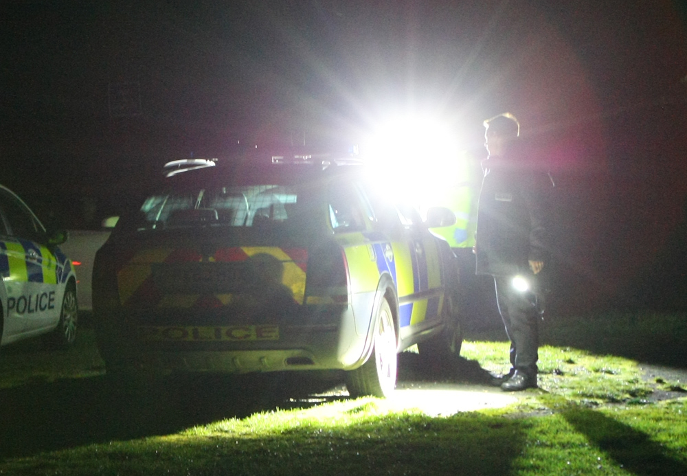 POLICE DESCEND ON BONCHURCH