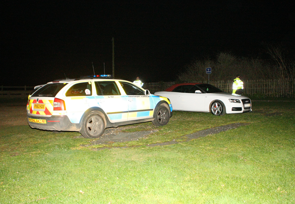 POLICE DESCEND ON BONCHURCH