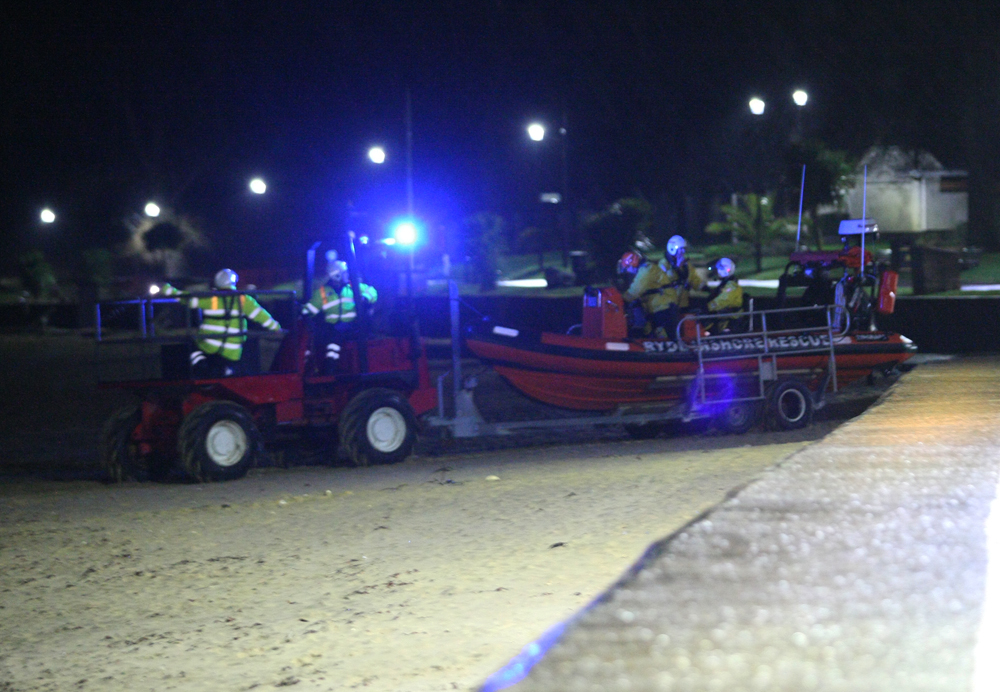 RYDE RESCUE LAUNCH TO ASSIST CASUALTY VESSEL