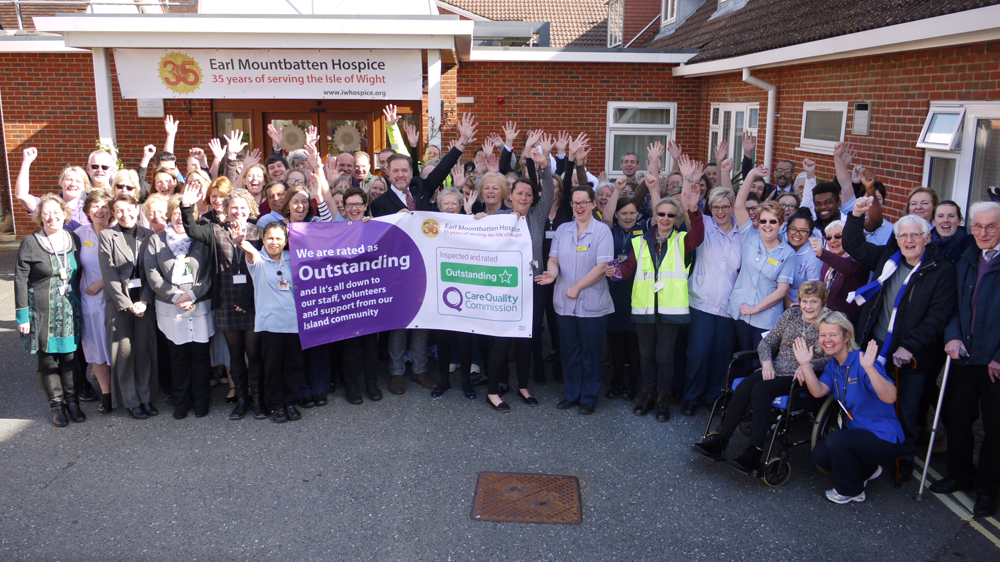 EARL MOUNTBATTEN HOSPICE JUDGED TO BE ‘OUTSTANDING’