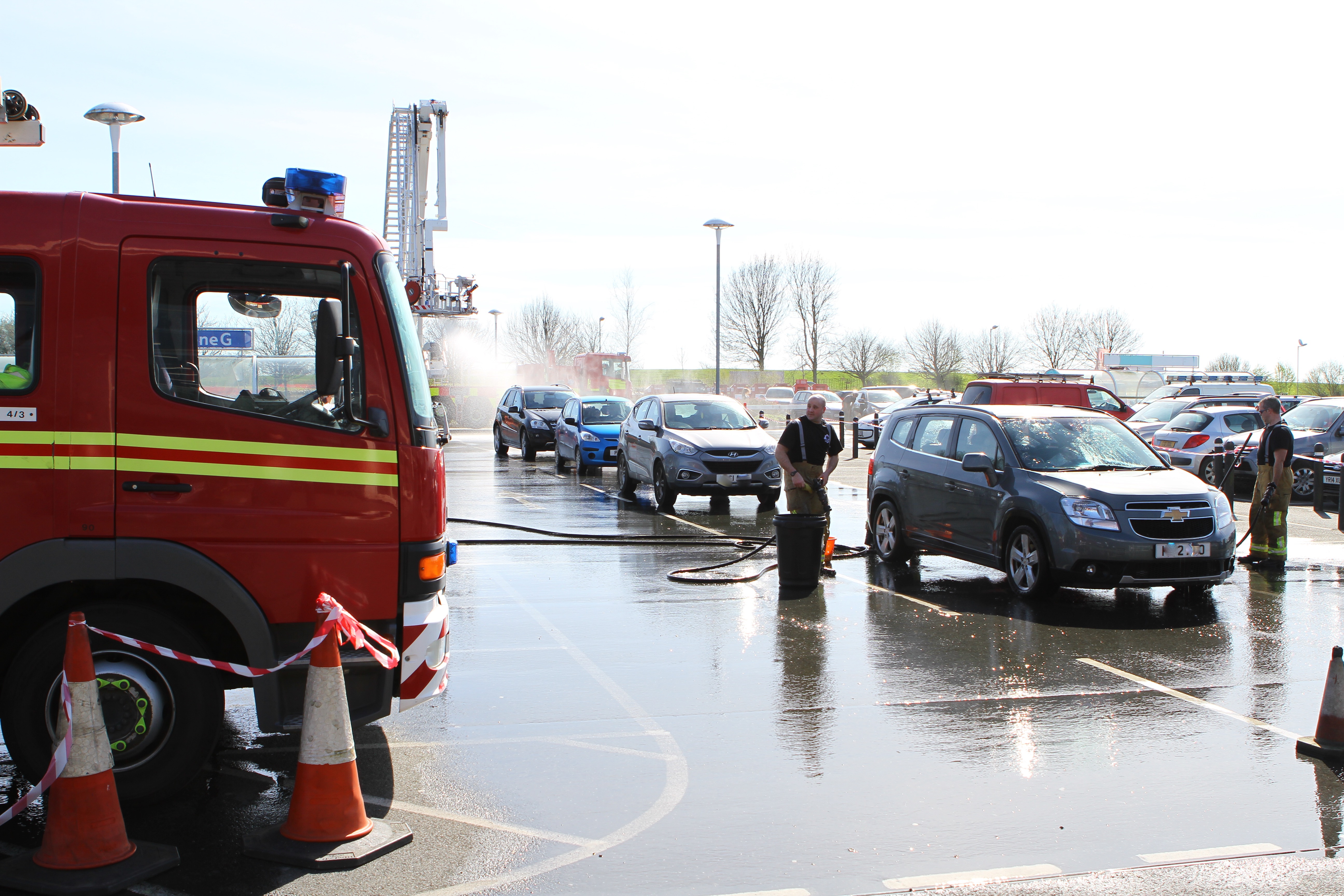 OVER £1200 RAISED BY FIREFIGHTER’S CAR WASH