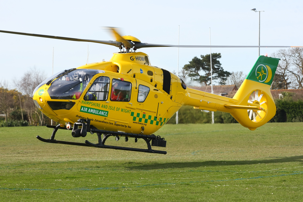 AIR AMBULANCE TRANSFERS PATIENT TO PORTSMOUTH