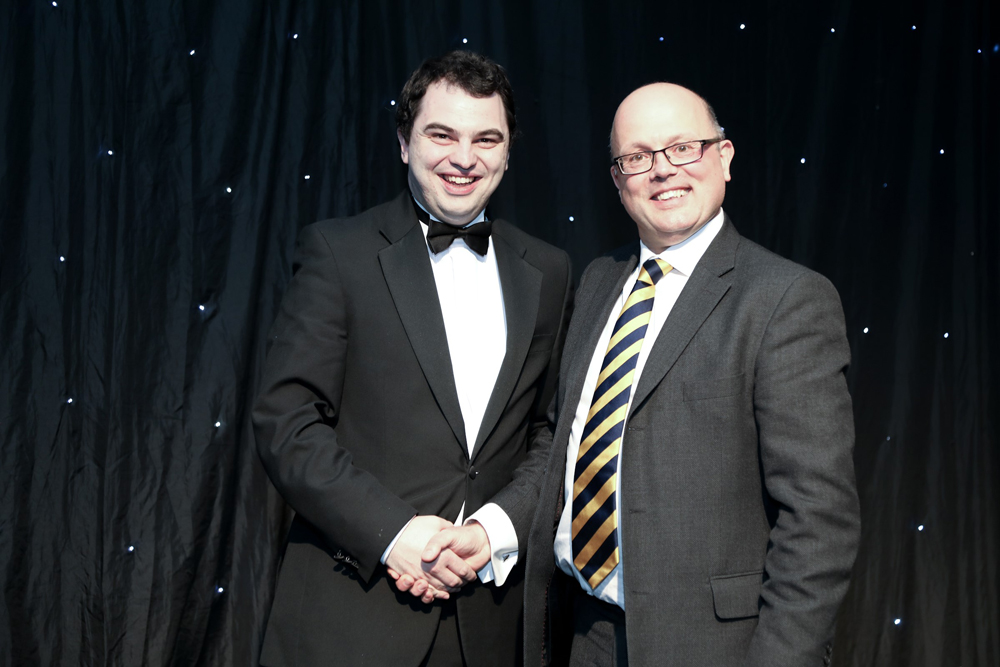 DAVE FORRESTER CELEBRATES EMPLOYEE OF THE YEAR AWARD