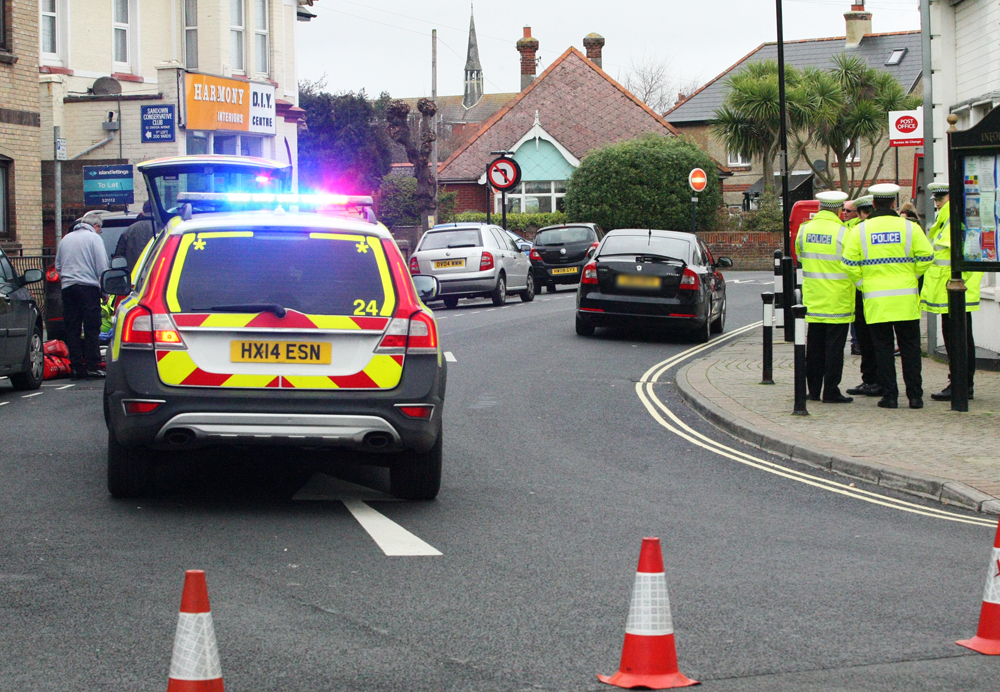ELDERLY WOMAN HIT BY CAR IN SANDOWN