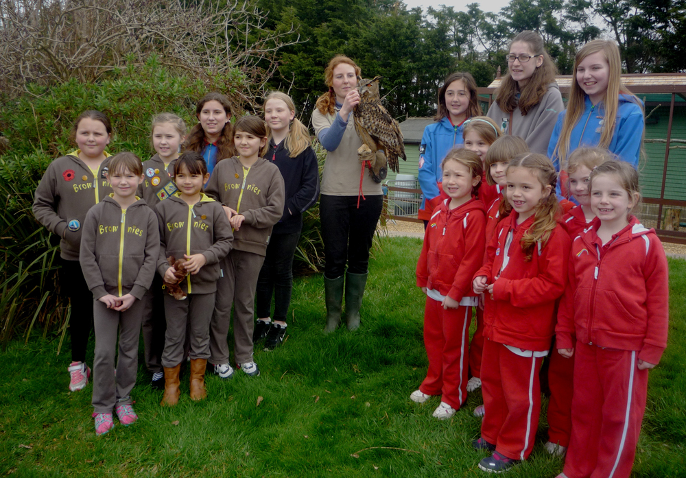 FIRST OFFICIAL VISIT TO ISLAND FOR GIRLGUIDING’S REGION CHIEF