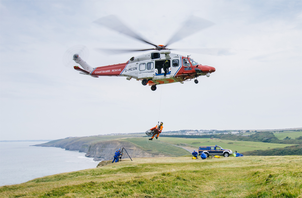 NEW COASTGUARD HELICOPTER BEGINS LIVE OPERATIONS