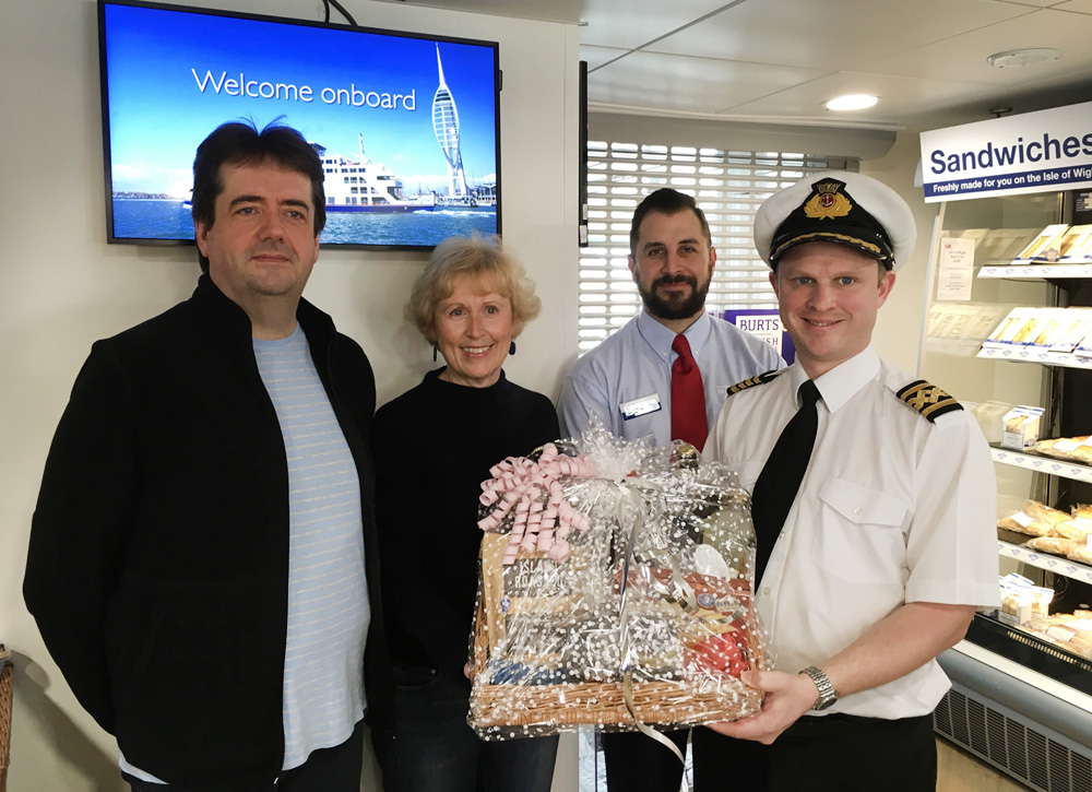 COWES COUPLE WIN ISLAND TREATS IN WIGHTLINK COMPETITION