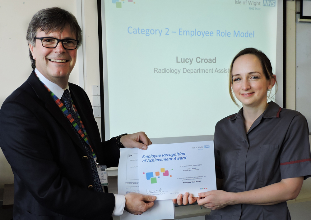 NHS STAFF RECOGNISED FOR OUTSTANDING EFFORTS