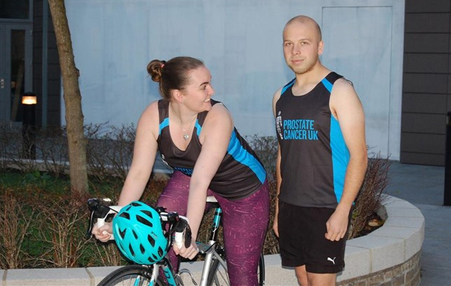 COUPLE TO CYCLE THE WIGHT FOR PROSTATE CANCER UK