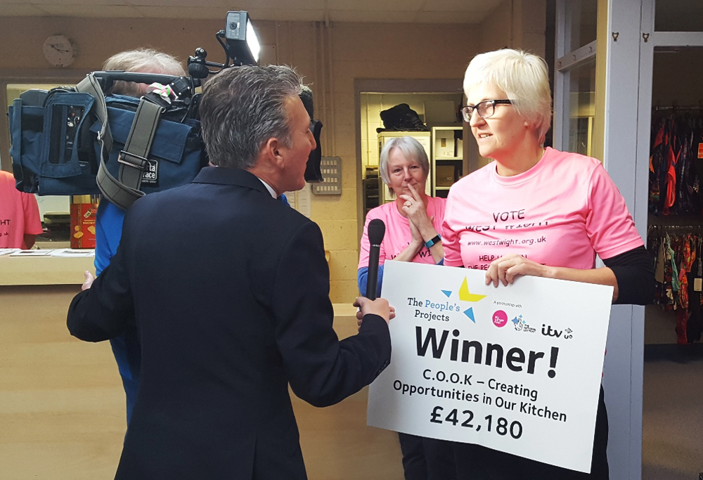 WEST WIGHT CHARITY WINS ITV MERIDIAN PEOPLE’S PROJECT