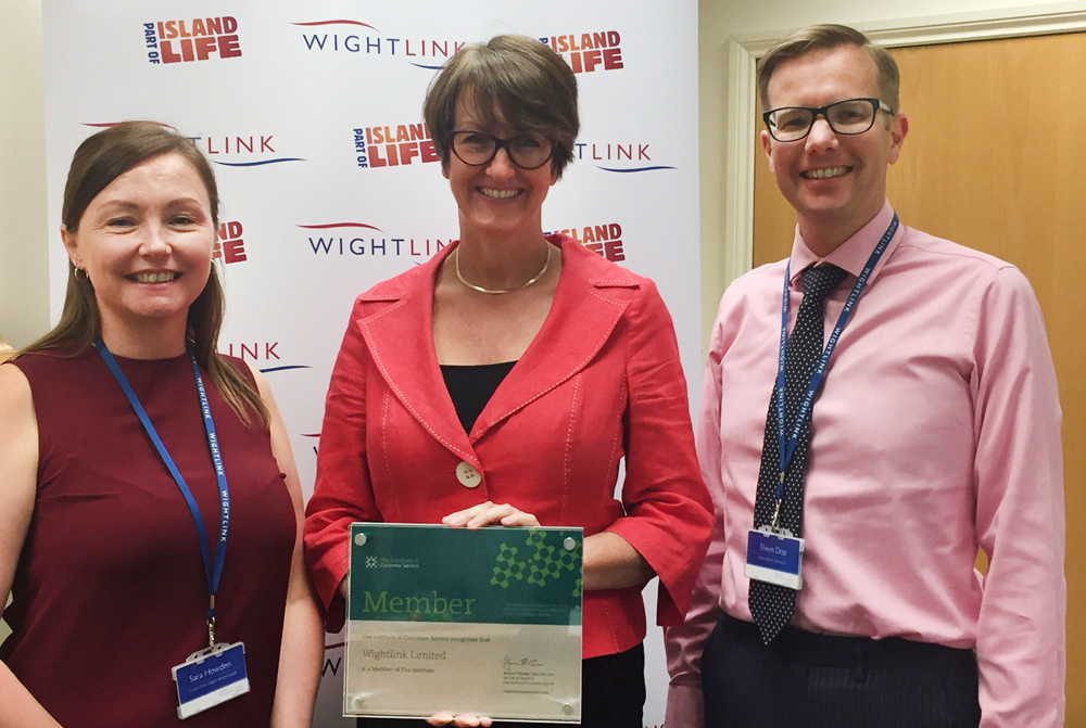 WIGHTLINK JOINS THE INSTITUTE OF CUSTOMER SERVICE