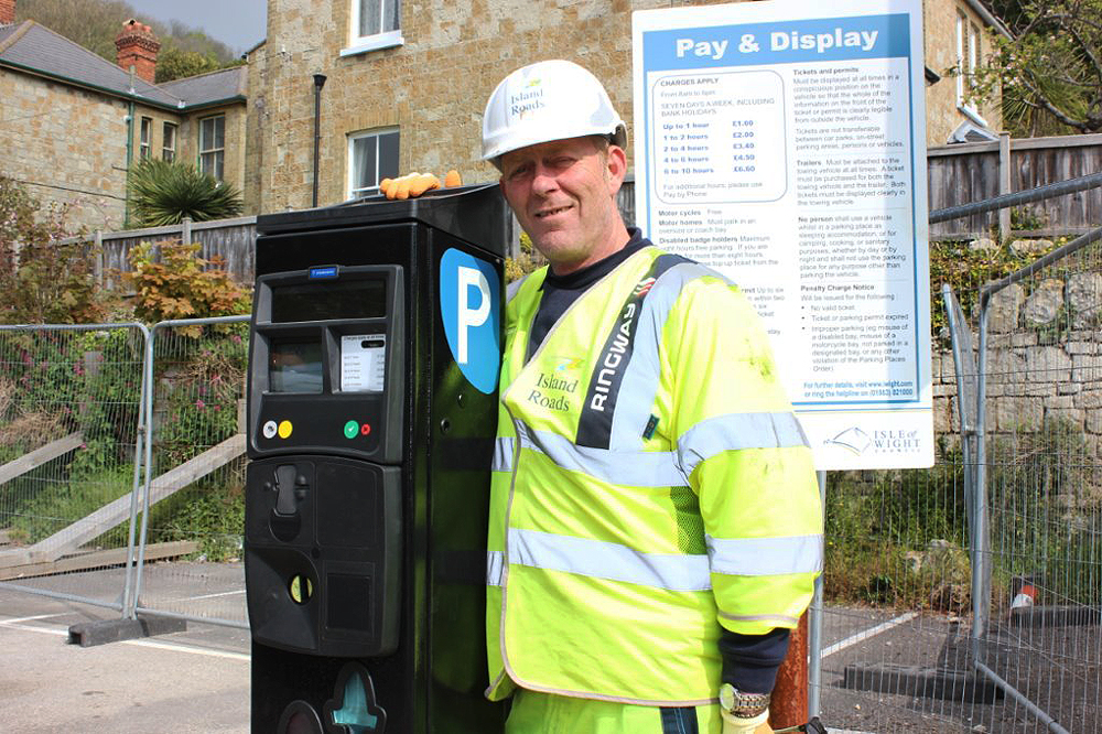 NEW PARKING METERS NOW BEING INSTALLED