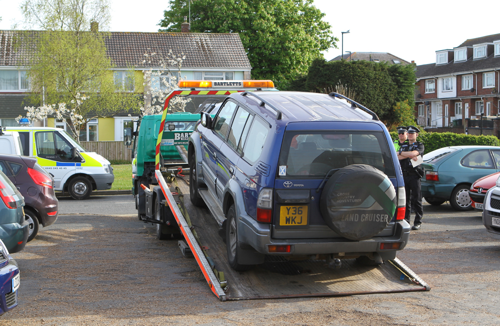 VEHICLE RECOVERED BY POLICE AFTER SANDOWN RESPONSE