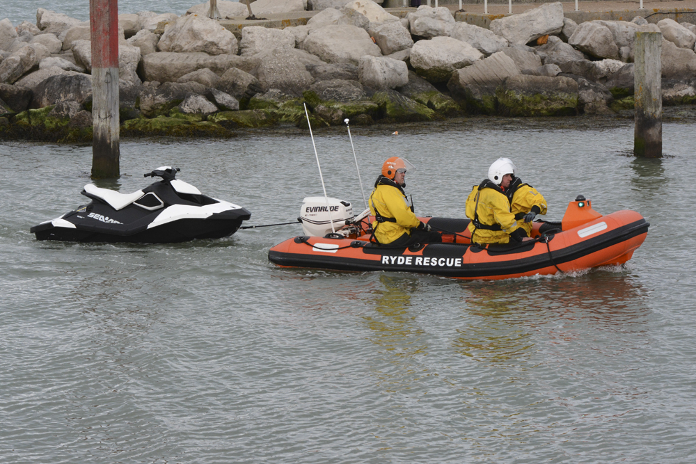 RYDE RESCUE LAUNCH TO JET SKI