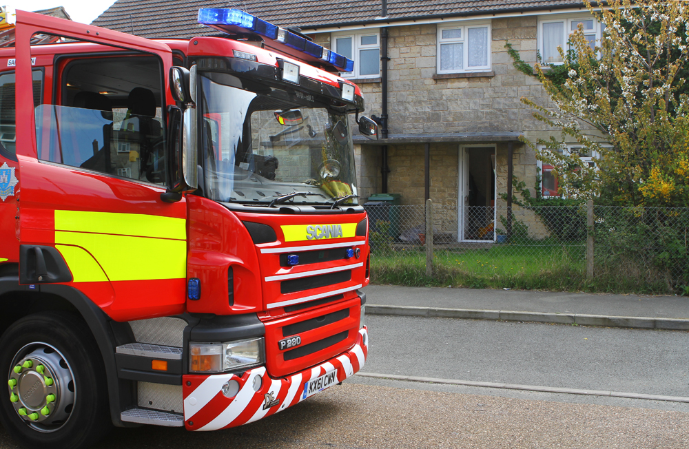 FIRE SERVICE CALLED TO TUMBLE DRYER FIRE