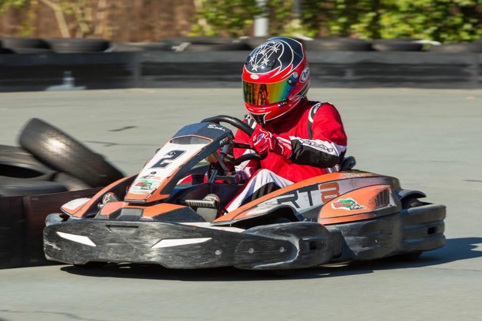 CHARITY KARTING RACE TO SUPPORT ISLAND GAMES TENNIS PLAYERS