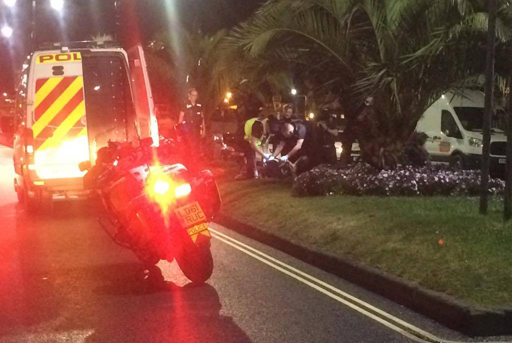 MAN DETAINED IN RYDE AFTER ARMED POLICE SEARCH
