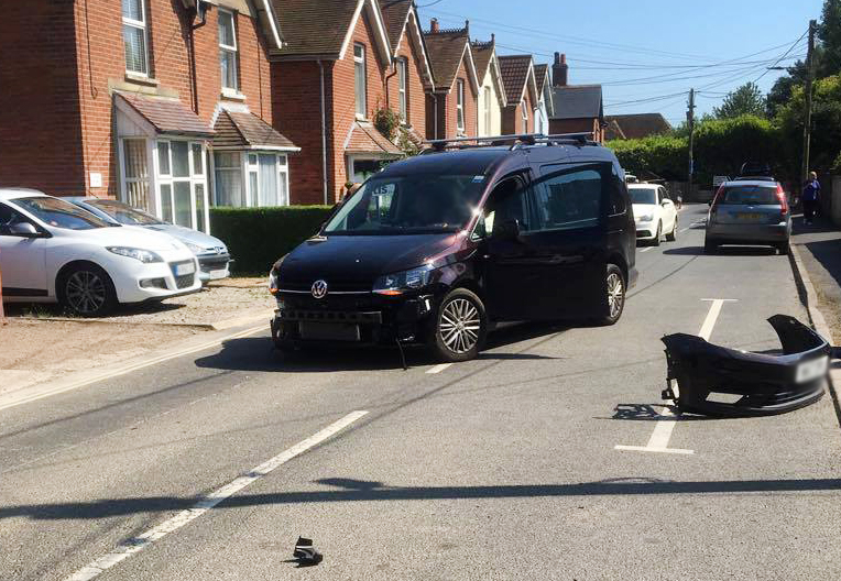 2-CAR CRASH CLOSES COPSE LANE