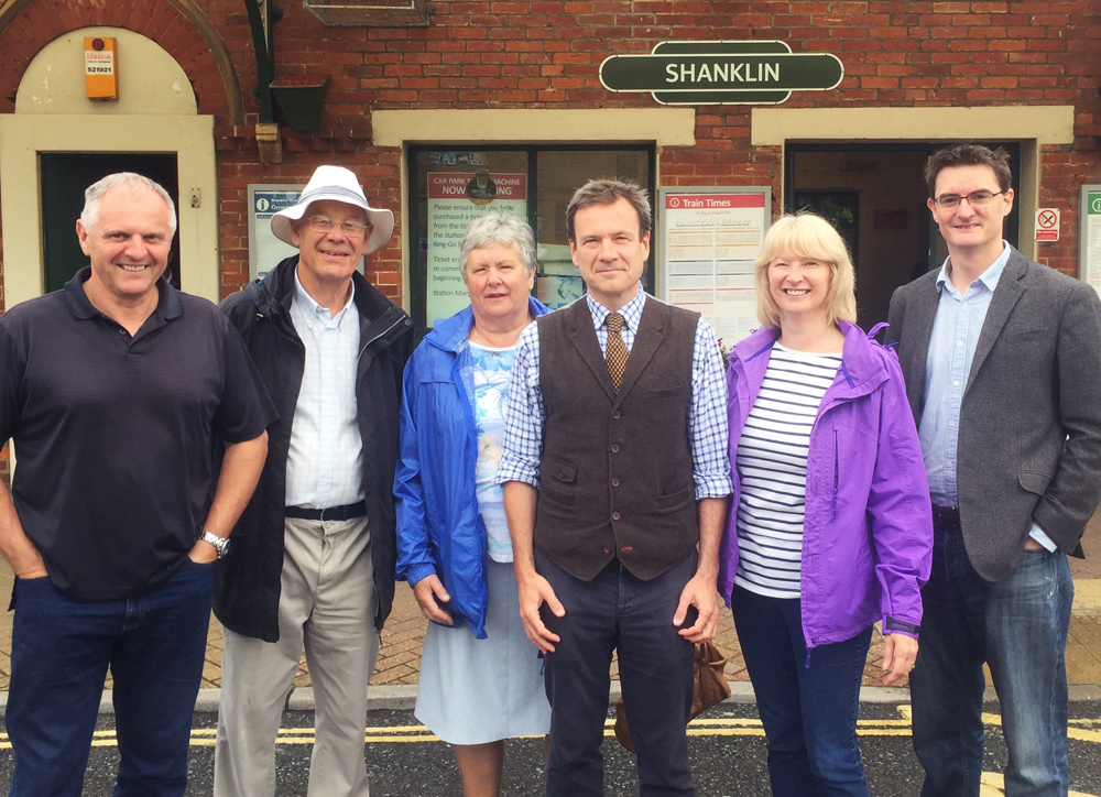 SEELY BACKS ISLAND LINE RAIL SERVICE AND FUTURE EXPANSION
