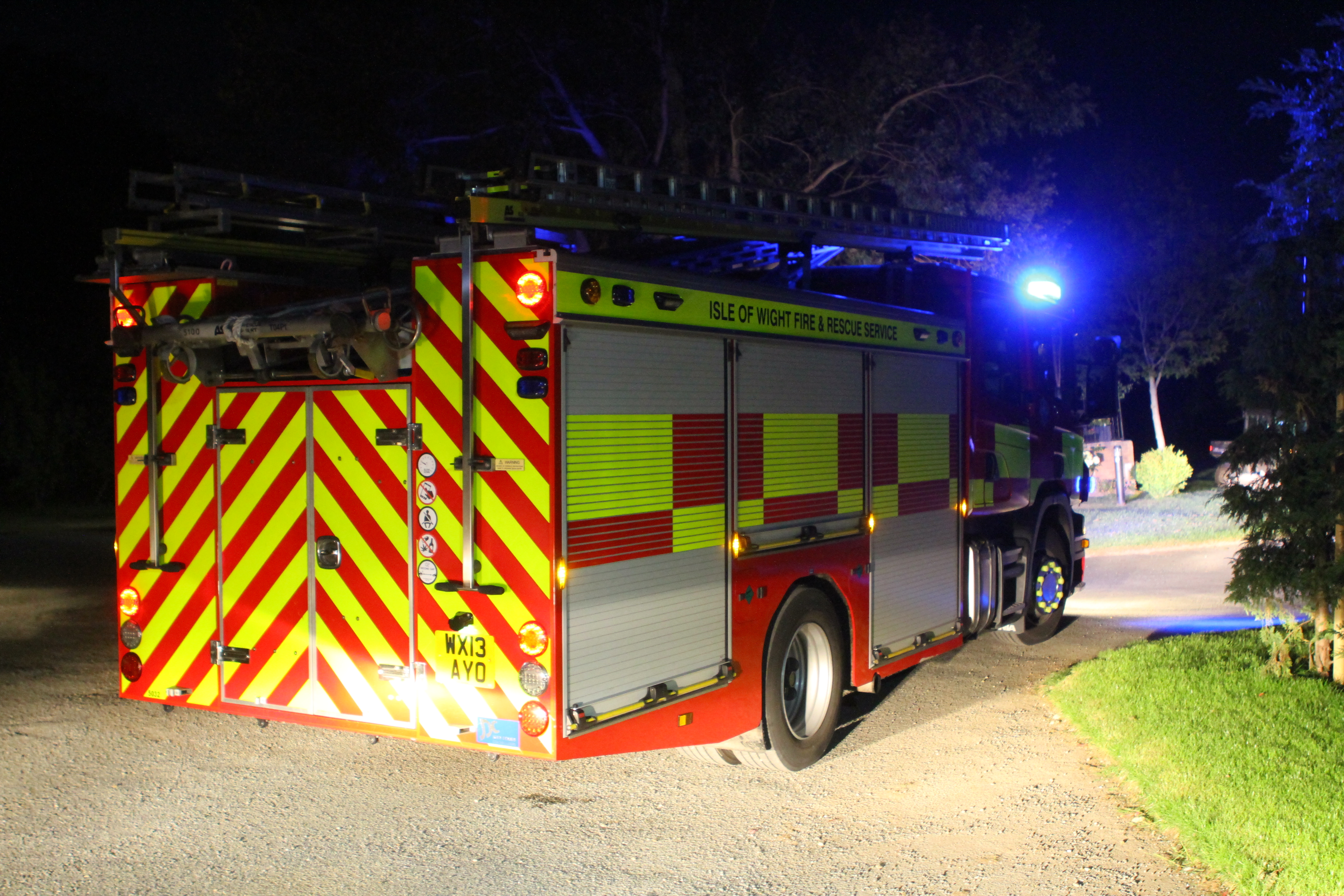 CREWS RESPOND TO REPORTS OF TOILET BLOCK FIRE