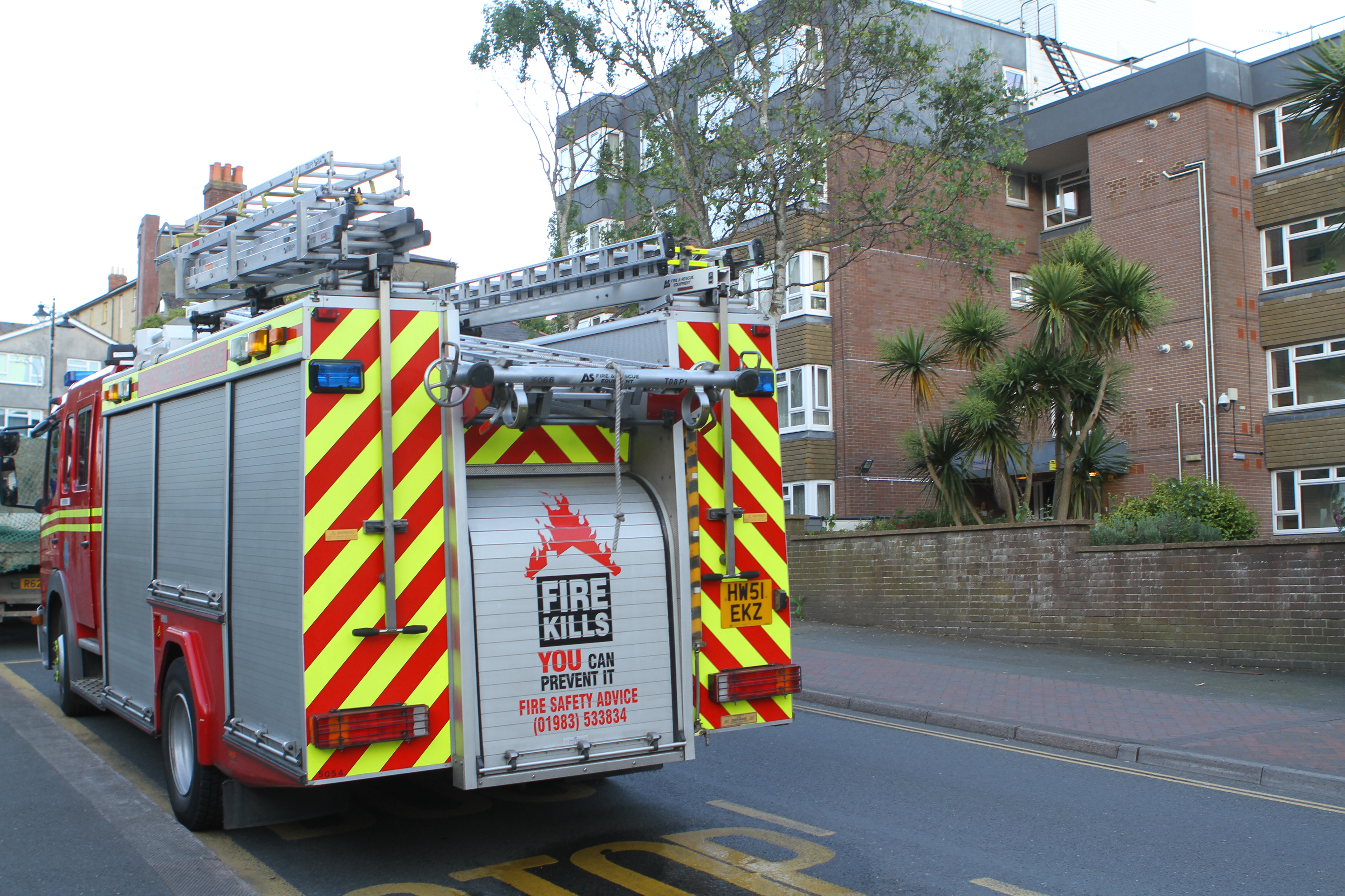KITCHEN APPLIANCE FIRE AT VENTNOR FLATS