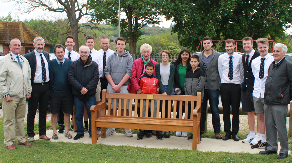 BENCH INSTALLED IN MEMORY OF FIREFIGHTER MARTIN POYNTER