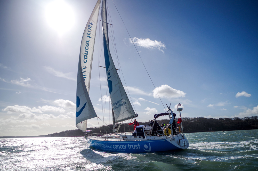 ELLEN MACARTHUR CANCER TRUST SETS SAIL ON 2,400 MILE VOYAGE