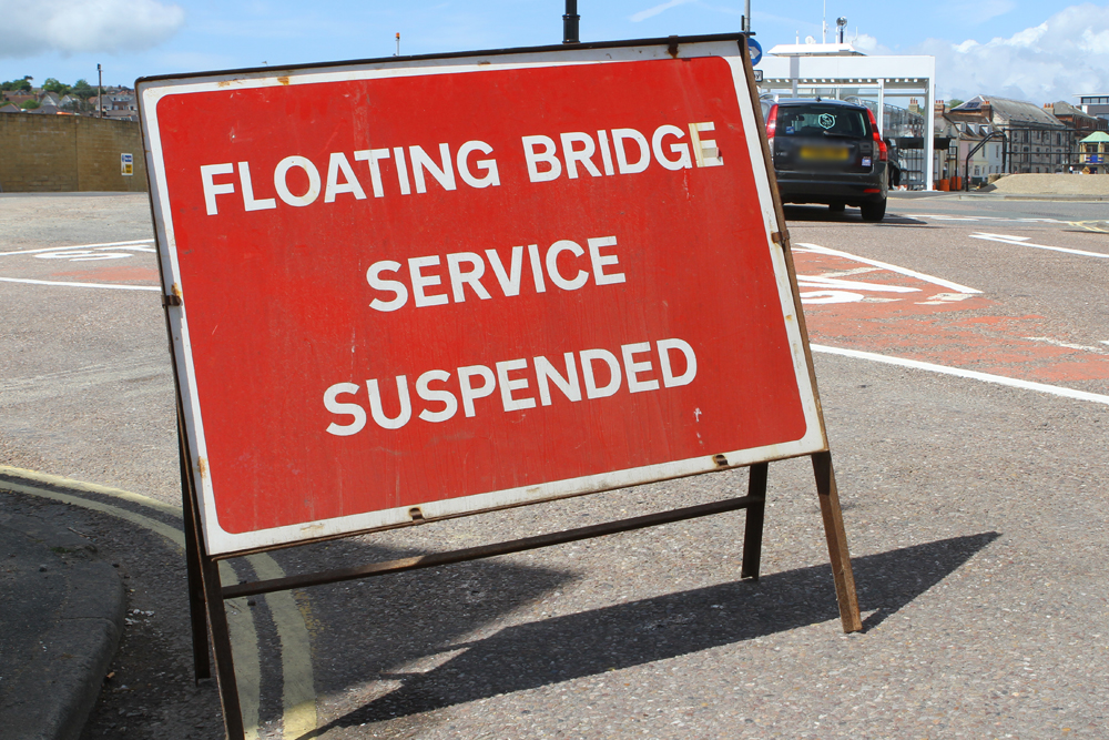 MCA FORCES NEW FLOATING BRIDGE TO BE PULLED FROM SERVICE