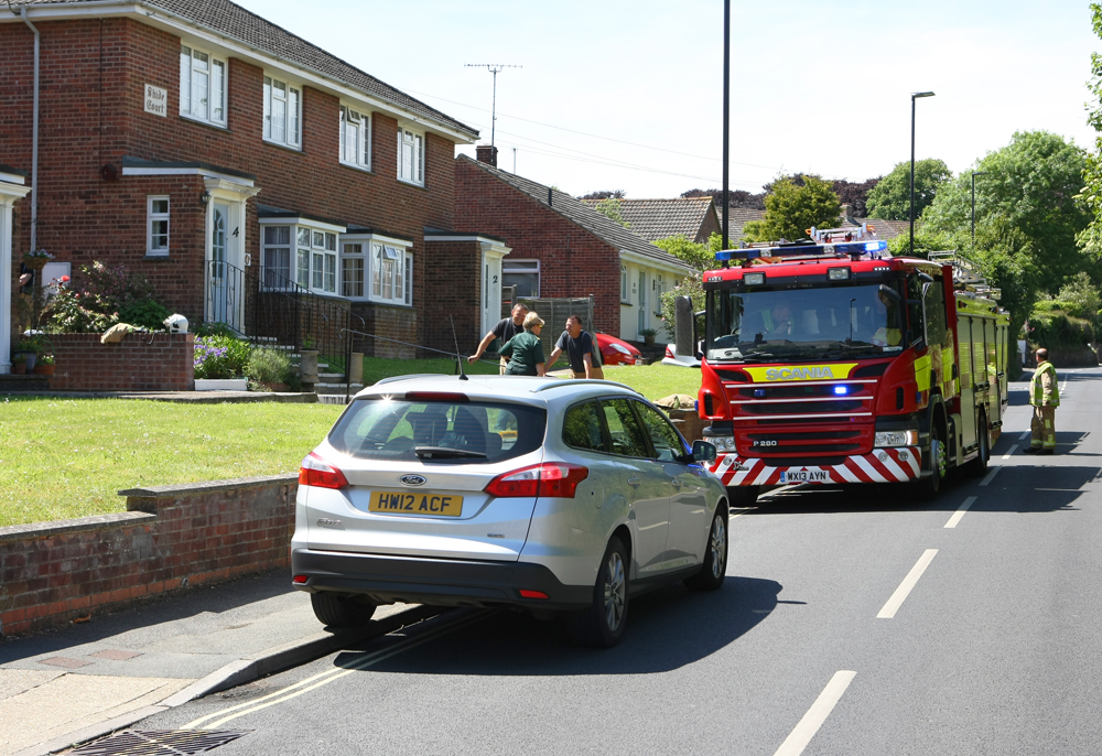 KITCHEN FIRE TACKLED AT NEWPORT HOME