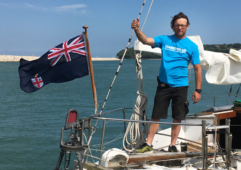 ISLAND MAN IN UNIQUE TRANSATLANTIC CROSSING FOR DIABETES UK