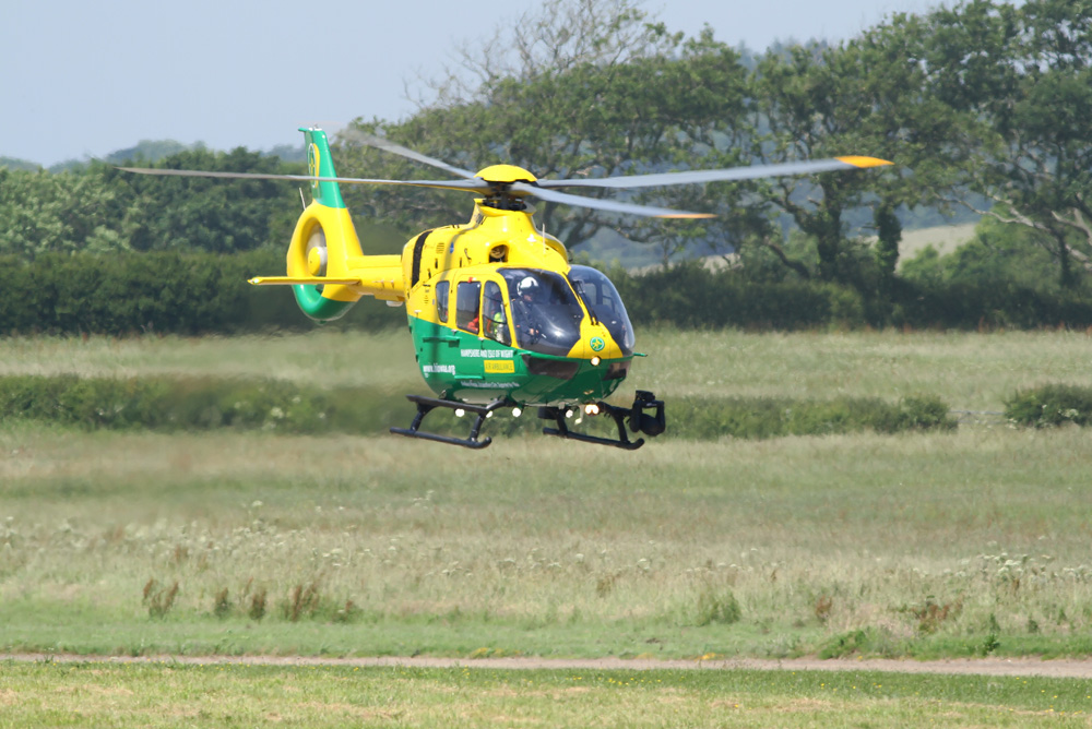 AIR AMBULANCE CALLED AFTER FALL FROM HEIGHT