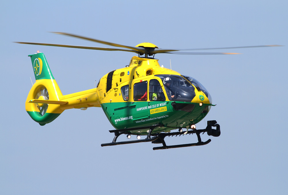 AIR AMBULANCE CALLED AFTER FALL FROM HEIGHT