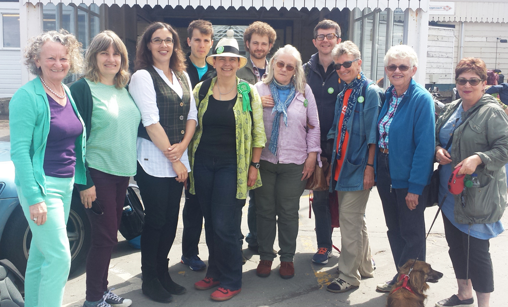 BARONESS’ VISIT THE LATEST IN SUPPORT OF A GREEN MP