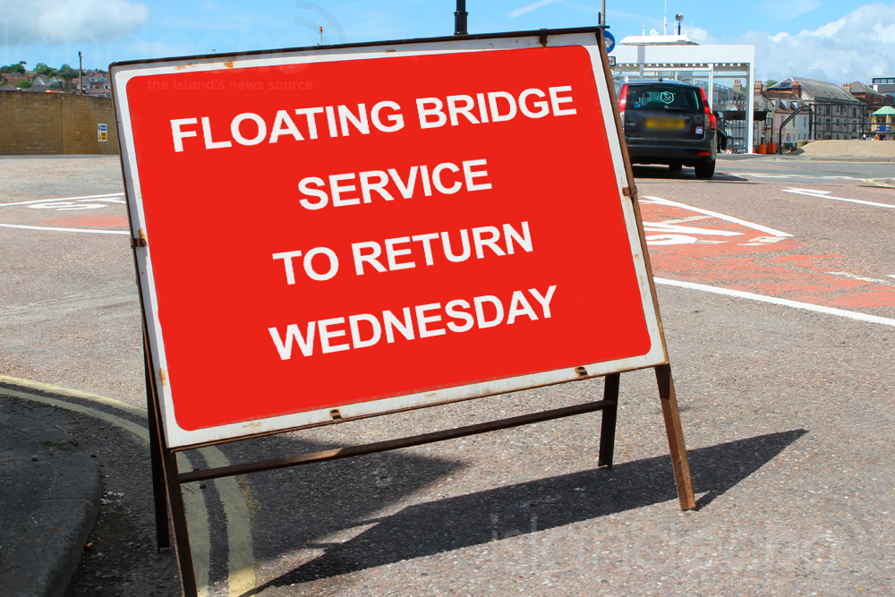 FLOATING BRIDGE TO RETURN ON WEDNESDAY